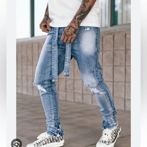 Prstge Paris mens  jeans in size 42 cardi skinny fit - Picture 1 of 11